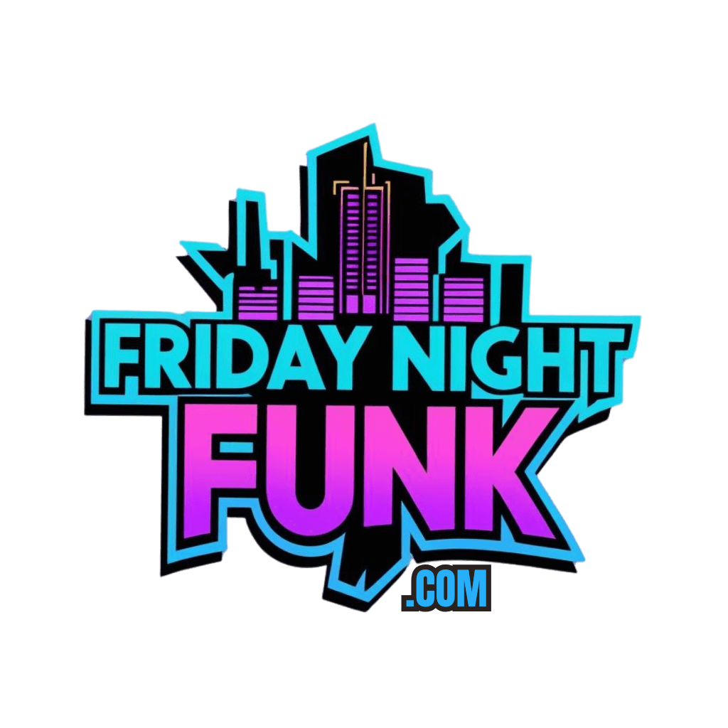 Fridaynightfunk.com - Music Weekend Vibes Lifestyle City Scape Logo